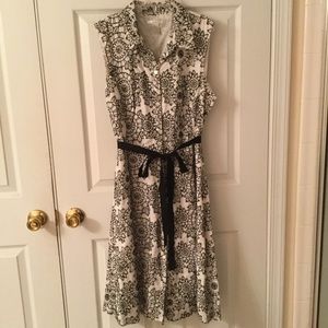 Tweeds black embroidered dress size 12